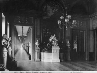 Comédie-Française, Blick auf das Foyer, vor 1902